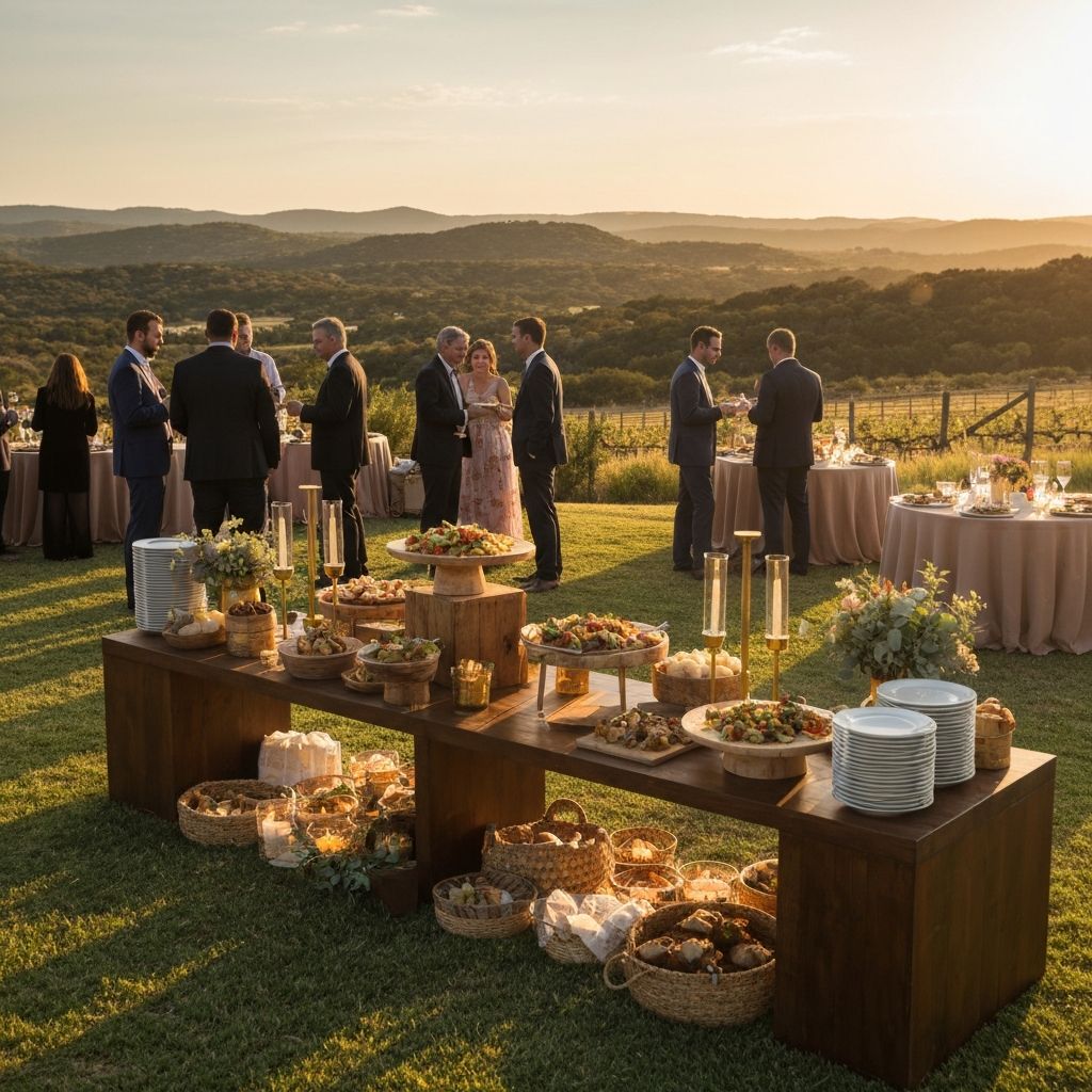 How to Plan a Luxury Catering Event in New Braunfels
